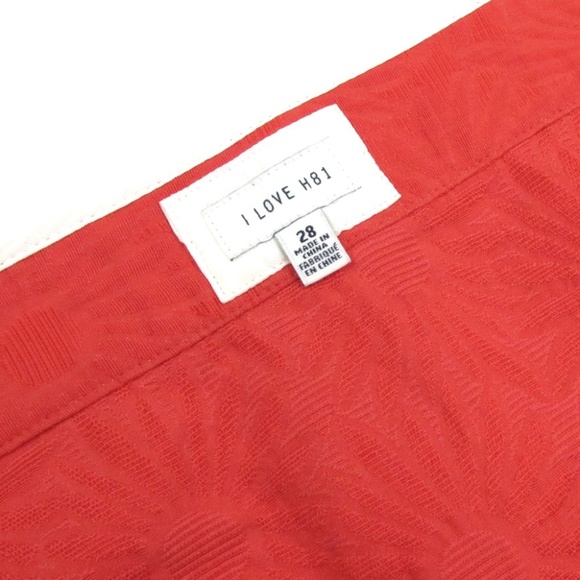 I Love H81 Floral Texture Mini Skirt - Picture 6 of 6